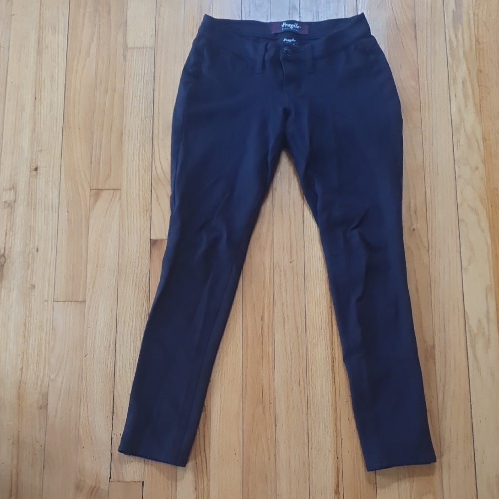Fragile Women's Black Stretch Knit Jeans Pants NWOT NEW